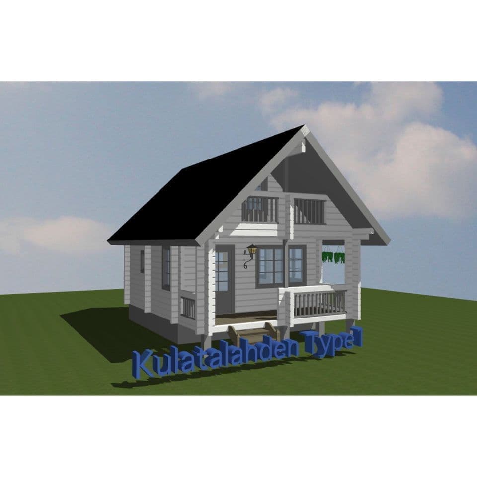 ログハウス キット 1 間取り 図面