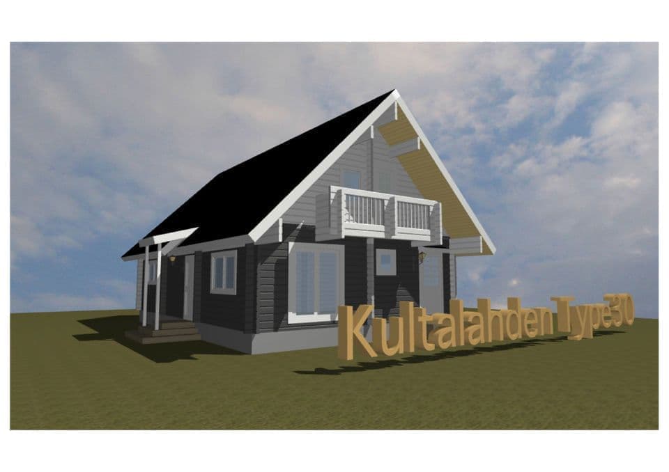 ログハウス タイプ30 間取り図面