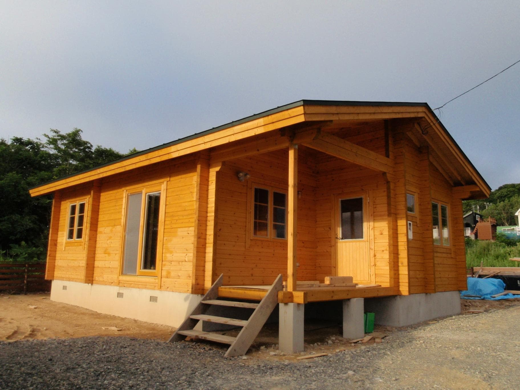 ログハウス セルフビルド