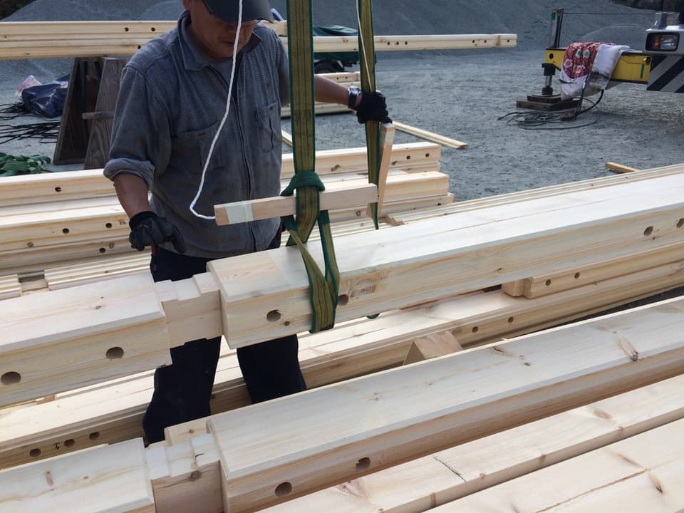 ログハウス セルフビルド