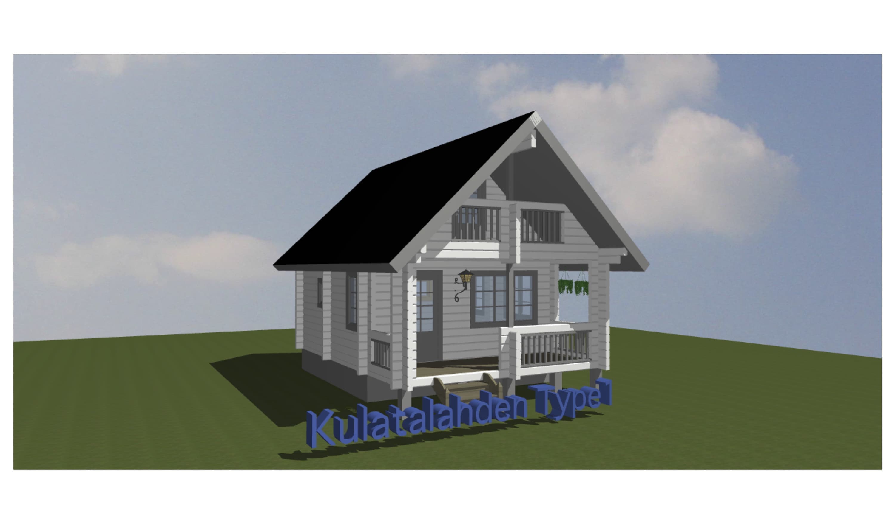 ログハウス タイプ1 図面