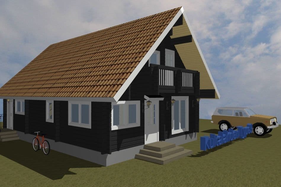 ログハウス タイプ9 図面