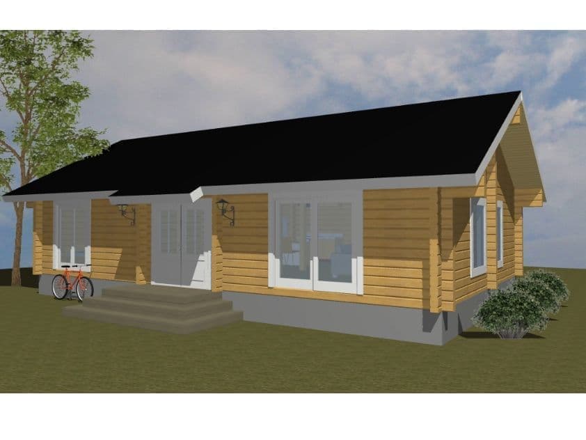 ログハウス タイプ12 間取り図面