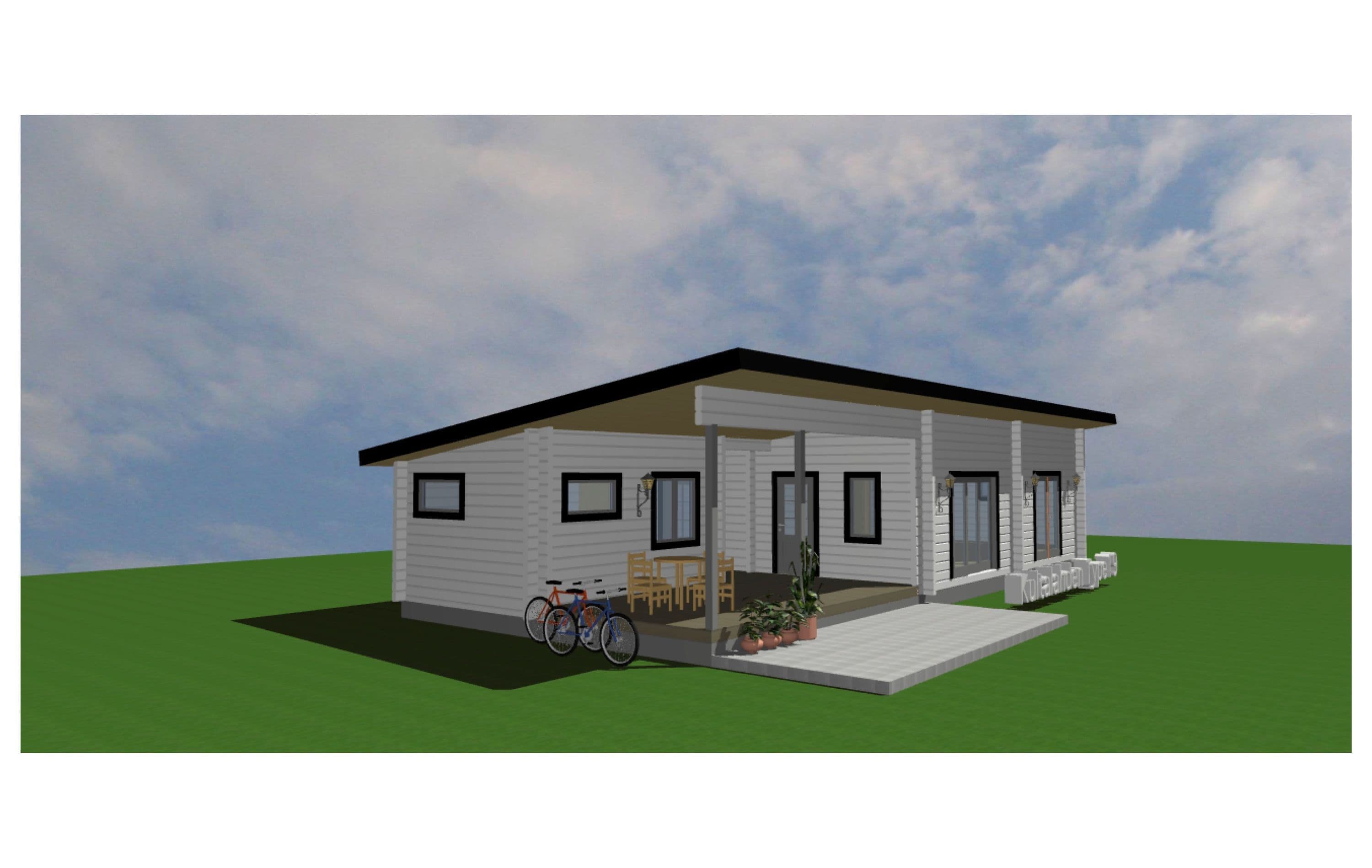 間取り図面 ログハウス タイプ19