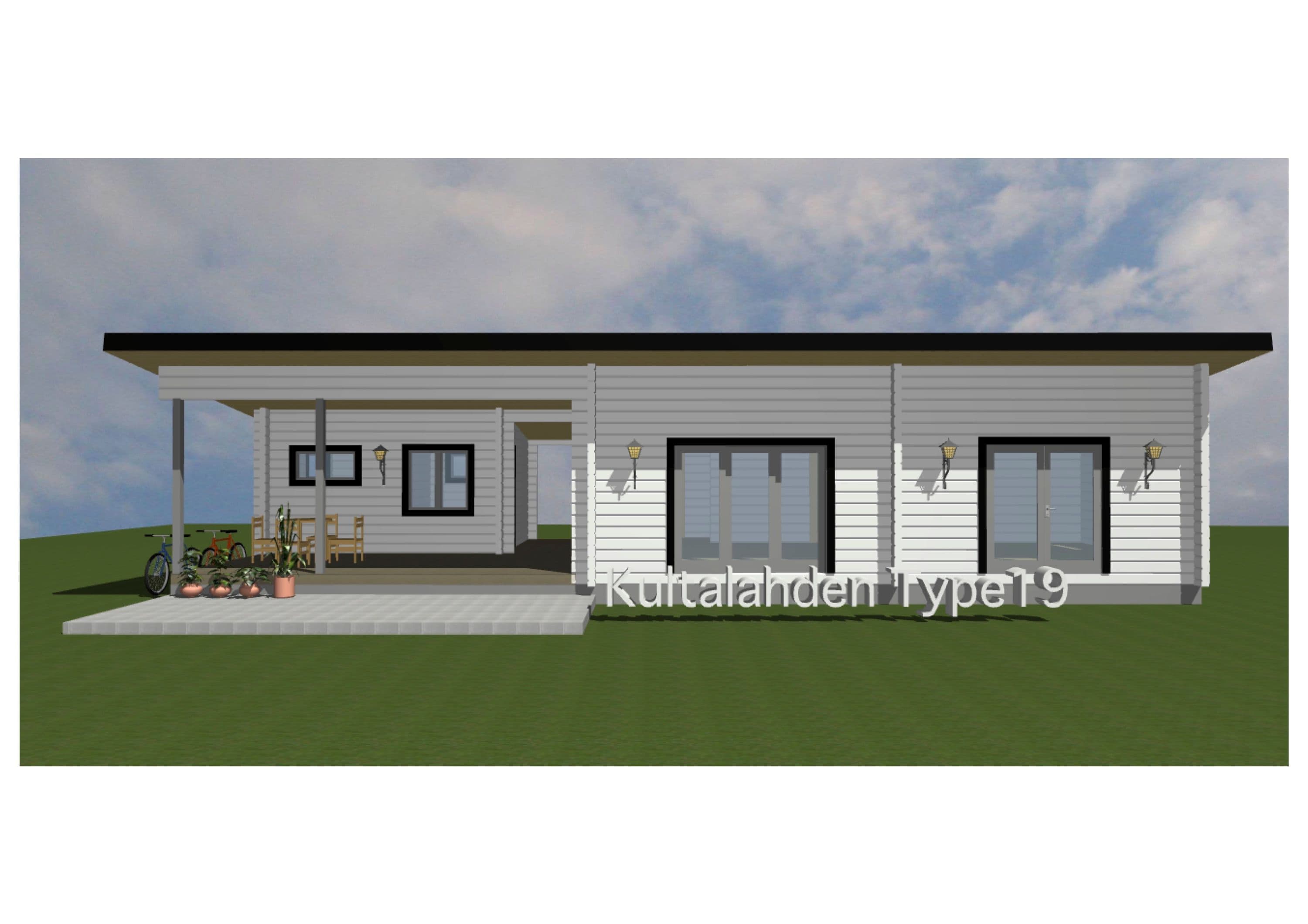 間取り図面 ログハウス タイプ19