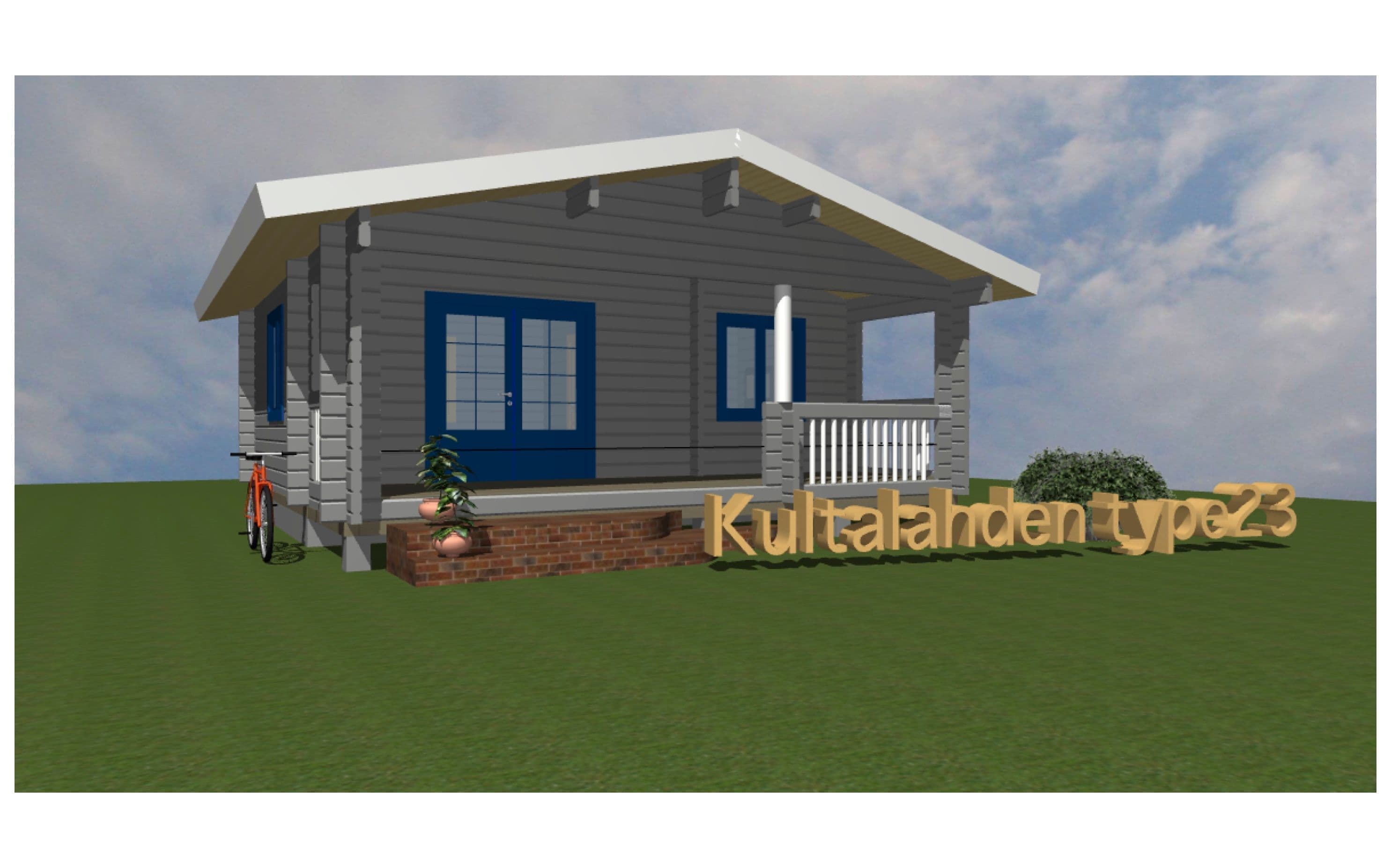 間取り図面 ログハウス タイプ23