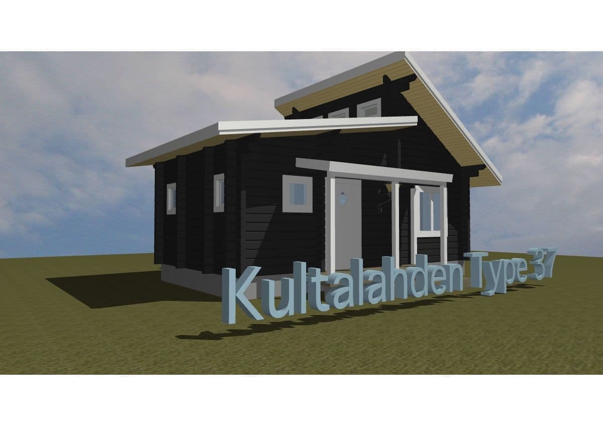 ログハウス間取り図面 タイプ37