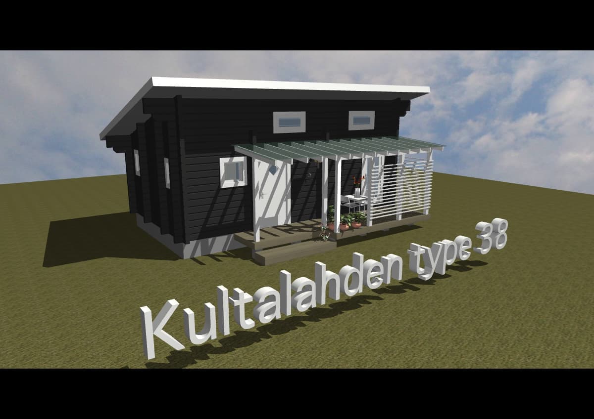 ログハウス図面 タイプ38