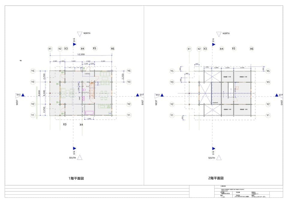 ログハウス type36 間取り図面
