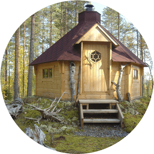 ログハウスキットのオプションバーベキュー ハウス